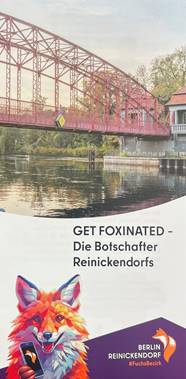 Der Begleitflyer zur Fuchs-Parade ist ab sofort erhältlich Bild: Bezirksamt Reinickendorf  