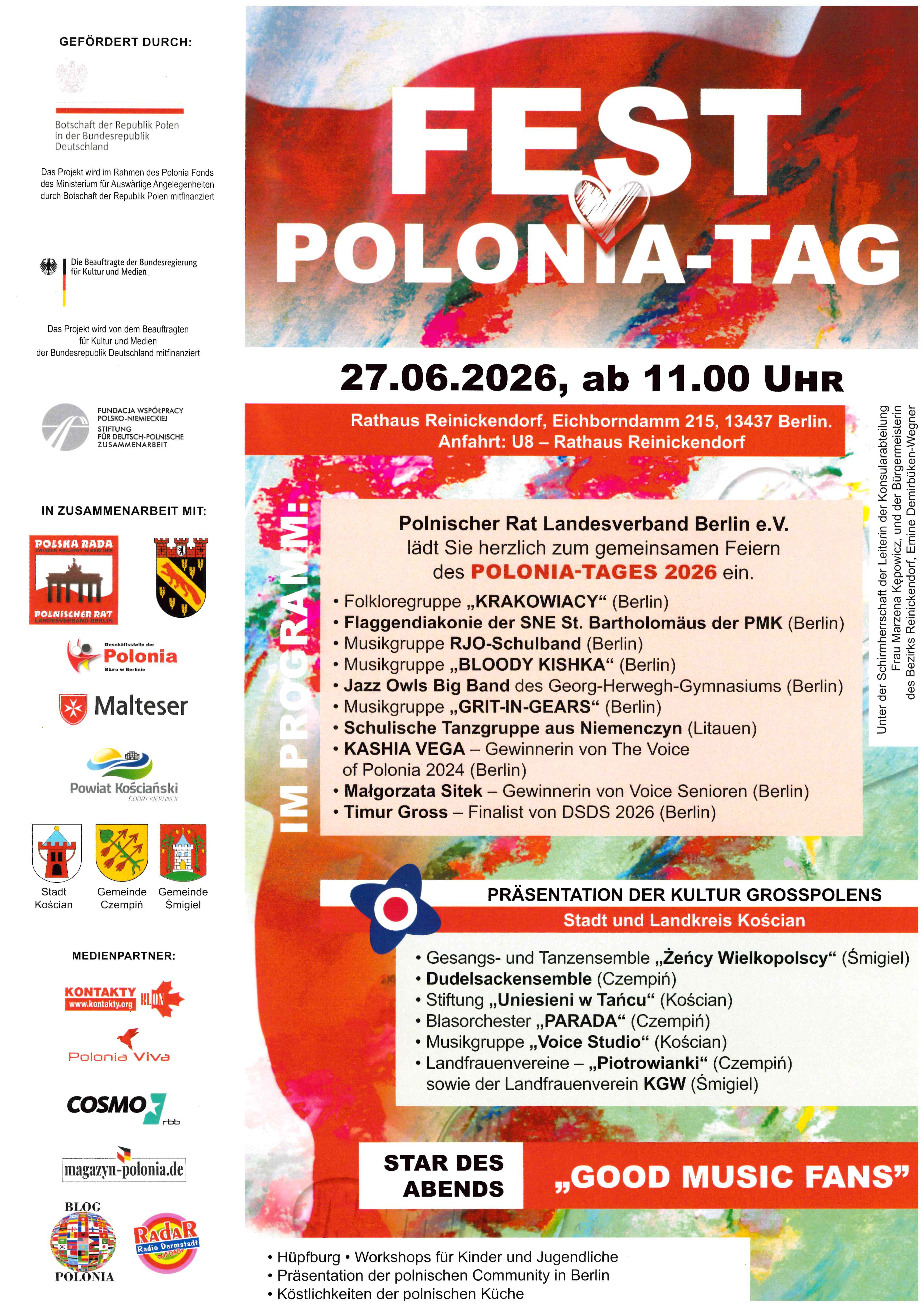Plakat Fest Polonia-Tag
 